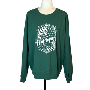 Hufflepuff green cotton sweatshirt